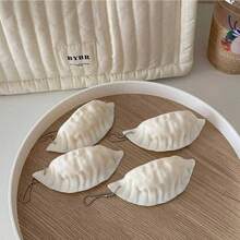 1 Set Creative Realistic Dumpling Shaped Soft Squishy Toy, Slow Rebound Squeezable Stress Relief, Suitable For Hand Exercise Ball, Anxiety Relief, ADHD And Autism Sensory Play, Suitable For Adult Women Toys, Student Gifts, Party Favors, Bag Charms, Christmas, Halloween And Birthday Gifts And Other Occasions. - Multicolor - View 8