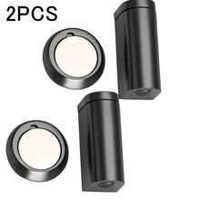 1pc Magnetic Door Stopper | No Drilling Required | Strong Magnet | Door Stopper Bracket | Wall Protection | Includes Screws And Adhesive Pad | Matte Gold - Door Stop - View 19