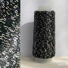 50g Sequin Yarn Shiny Sequin Thread For Hand-Knitting, Handcraft DIY Clothing, Bags, Hats And More - Multicolor - View 38