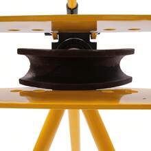SENDERPICK Manual Tube Bender Manual Hydraulic Pipe Bender Manual Pipe Bender Set - Amarillo y negro - Ver 10