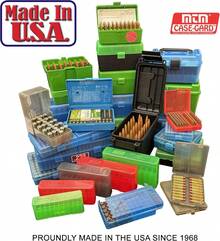 MTM RS200 Ammo Box 200 Round Flip-Top 223 204 Ruger 6x47, Clear Blue - White - View 5