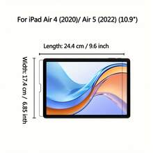 3pcs 9H Tempered Glass Screen Protector For IPad Air 4/Air 5 10.9 Inch (2020/2022), A2324/A2072/A2316/A2588/A2591, High Definition Anti-Scratch Anti-Fingerprint Film - Clear - View 5