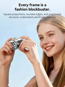 Palm-Sized Mini Camera With 180° Flip Screen And Beauty Filters-Perfect For Capturing Campus And Outdoor Moments; Doubles As A Portable Hanging Accessory - 查看 4