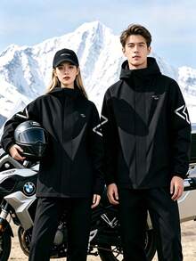 1 Set Women's Raincoat Unisex Split Raincoat Adult Outerwear Raincoat Rain Pants Rain Jacket Hooded Full Body Waterproof Motorcycle Riding Dedicated Full Body Rainstorm Raincoat Set, Full Coverage Waterproof Rain Gear Set - Motorcycle Raincoat And Pants, With Adjustable Hood, Suitable For Riding And Commuting, Heavy Rain, Work, Travel And Outdoor Activities, Sports Jacket Hooded Jogging Two Pieces Set Thickened Windproof Waterproof Raincoat Multi-Functional Outdoor Rain Cape Outdoor Travel Rain Gear Riding Travel Hiking Raincoat - Men's and Women's Styles - View 11