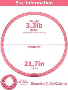 1pc 3 Colors 2 Styles Weighted Full-Coverage , Waist-Trimming Belly-Reducing Fitness Tool, Foldable Easy Storage, Adult Spring Soft , Weighted Fitness, Soft Material, Lower Back Workout, Suitable For Home, Gym, Travel - Multicolor - View 8