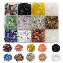 1000pcs Jewelry Making Kit, Includes Asymmetrical Stones, Beads, Pearls, Spacer Beads, For DIY Handmade Bracelet, Necklace, Pendant And Craft Beading Supplies - Multicolor - View 23