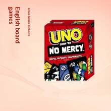 1pc Classic Multi-Player Family Gathering Card Game, Educational Entertainment Game For Kids, No Mercy Game, New Double-Sided Cards, Thick Plastic Material - Multicolor - View 6