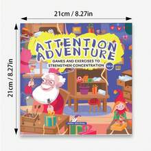 Attention Adventure Hidden Objects Activity Book, Picture Search Puzzle Workbook With Focus Training, Observation Games And Concentration Exercises - Multicolor - View 9