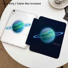行星圖案 1件平板保護殼附支架，相容 Honor 8/9/10/X8/X8A/X9/X8Pro/X9Pro/MatePad SE 11吋/MatePad 11吋/11.5吋/MatePad Pro/Apple 10代/11代 2025 (A16) - 款式8 - 查看 2