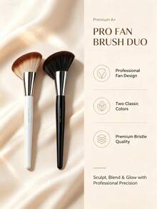 OEIEZ Soft Fluffy Contour Brush No Powder Wasting Face Sculpting Makeup Brush Daily Cosmetic Tool - Multicolor - View 4