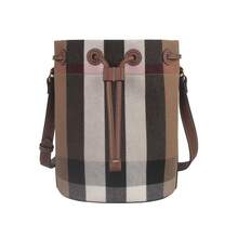 Tas Selempang Wanita Burberry Vintage Check 80840451 - Cokelat krem 80840451 - View 1