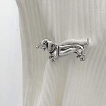 1pc Vintage Dachshund Dog Brooch For Women Men Clothing Suit Accessories Puppy Animal Brooch Pin Party Office Jewelry Gift - Dachshund Brooch - View 8