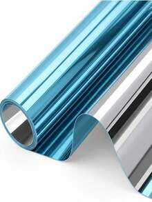 One-Way Mirror Window Film, Privacy Anti-Peeping, Day & Night Shade, Reflective Heat Insulation, UV Protection, Suitable For Home, Office, Bathroom, Glass Doors - 1PC - View 12