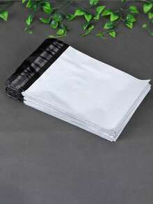 10/20/100pcs Thickened Puncture-Resistant Self-Sealing White Business Document Waterproof Mail Packaging Bags, Durable Logistics Express Envelopes, 6 Sizes Available - Multiple Styles - View 7