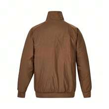 Nike Sportswear Swoosh Reversible Stand Collar Zip-Up Fleece Jacket For Men, Surprise Cocoa Color BQ6546-259 - 卡其色(雙面穿) - 查看 7