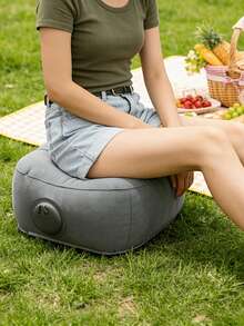 充氣便攜式折疊懶人椅 露營釣魚充氣坐墊 戶外觀星躺椅 快速充氣耐磨輕量 適合野餐、海灘、車內緊急、辦公與休閒使用 - 多色 - 查看 5