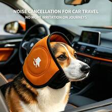 Adjustable Pet Ear Muffs, Soft Dog Headwear, Multi-Functional Ear Protection, Noise Reduction And Soothing, Outdoor And Daily Wear (1pc) - Grey - View 12