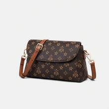 Bolso pequeño para mujer, novedad de otoño 2025, bolso bandolera versátil para mujeres de mediana edad y mayores, bolso de hombro con diseño vintage, bolso de cuero suave para mamá, bolso de - Marrón café (diseño genérico, sin logotipo) - Ver 6