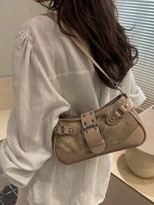 Bolsos elegantes, versátiles y con estilo, perfectos para viajar. - Caqui - Ver 4