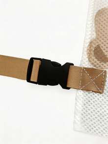 1pc Cartoon Baby High Chair Restraint Strap, Breathable Mesh Material, Lightweight Design, Foldable And Portable, Suitable For Home And Travel High Chairs, Multiple Cute Animal Prints Available, Practical And Thoughtful Gift For Newborns And Toddlers - Cartoon High Chair Strap - View 7