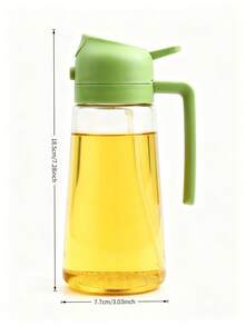 1pc Oil Spray Bottle, 2-In-1 Kitchen Essential Oil Bottle, Suitable For Cooking, Salad, Grilling And Baking, Outdoor BBQ Camping Cooking Baking Olive Oil Vinegar Spray Bottle,Random Color - View 9