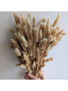 60/120/240Pcs, Bohemian Style Artificial Flowers - Rabbit Tail Pampas Grass - Multicolor, Dandelion Flower - Home, Wedding, Office, Cafe Decoration - Valentine's Day And Mother's Day Gift - Primary Color 1 - View 4