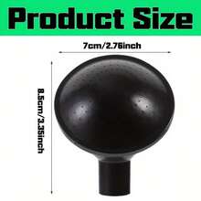 1pc Black Plastic Watering Can Rose Spray Head, Direct Insert Nozzle, Suitable For Indoor And Outdoor Garden Plants - A - View 3