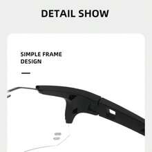 1 Pair Outdoor Sports Photochromic Glasses, Day And Night Use, Unisex Cycling Windproof And Dustproof - Multicolor - View 5