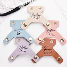 1pc Engraved Medical Stethoscope ID Tag: Customized Gift For Doctors & Nurses, Personalized Stethoscope Name Plate, Stethoscope ID Tag, Customized Stethoscope Pendant, RN Doctor Nurse Gift - Multicolor - View 11