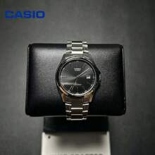 Casio Elegant Business Men's Quartz Watch, Steel Band Date Waterproof Design, Versatile Work Commute Style - one-size - View 1