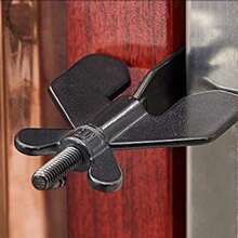Heavy Duty Portable Door Security Stopper, Easy Install Anti-Break Door Lock Blocker, Child Safety & Self Defense Door Stop For Home, Apartment, Hotel & Travel, Black Compact Stylish Design, Sturdy Durable Structure For Household Safety Protection - Multicolor - View 6