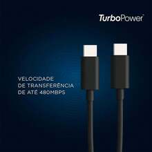Type C To Type C Cable 30W Moto Turbo Power 1m - Black - View 1