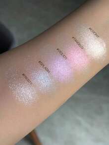 HOLIKA HOLIKA 我的最愛眼影盤 55 VIOLIT | 純色眼影 | 柔和中性灰色調，持久顯色，含亮片，透明水彩質地 | 易搭配眼影盤 | 韓系彩妝，韓國化妝品 - #55 - 查看 5