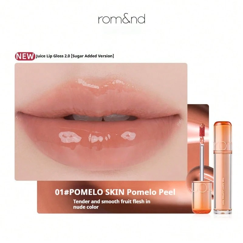 Rom&Nd Juice Lip Gloss 2.0 Sugar Added Tint 3.5g 水感不乾澀漸層全遮蓋亮澤唇彩 - 01 - 查看 1