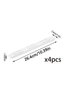 2/1pc Refrigerator Storage Box, Transparent Durable Storage Bin, Stackable Large Capacity Storage Bucket, For Refrigerator, Freezer, Cabinet, Pantry, Kitchen Storage Box And Cabinet, Refrigerator Organizer Box, Snack Box, Seasoning Jar, Back To School Gift - White - View 9