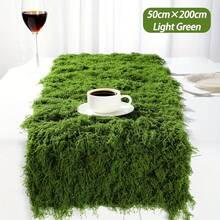 1 Rotolo Di Tappeto Di Muschio Artificiale Realistico. Questo Muschio Finto È Facile Da Tagliare E Mantenere. Ottimo Per Decorazioni Interne Ed Esterne, Perfetto Per Matrimoni, Giardini, Tetti, Pareti, Feste E Altro Ancora. - Stili multipli - Visualizzare 4