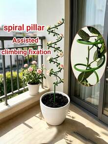 Rustproof Iron Trellis For Climbing Plants Green Plant Vine Support Stand For Potted Flowers Indoor Outdoor Balcony Garden Patio - Multicolor - View 3