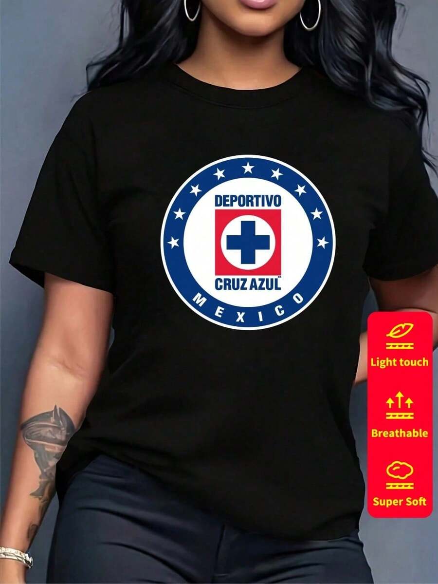 Men's Cotton Short Sleeve Summer T-Shirt Black/White/Red/Blue/Green Round Neck Short Sleeve Bera Mexican National Football Team Basic Men's T-Shirt 100% Cotton Short Sleeve Basic - 紅色 - 查看 1