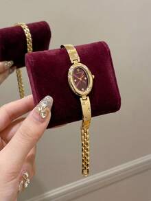 1pc/Set Teen Girls' Casual Rhinestone Quartz Watch, For Back To School & Holiday Trips, No Box - Multicolor - View 9