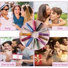4PCS Refillable Perfume Spray Bottles, Bottom Press Filling Design, Portable Travel Size, Ideal For Perfume & Skincare Liquid, Great Gift For Friends - Multicolor - View 5