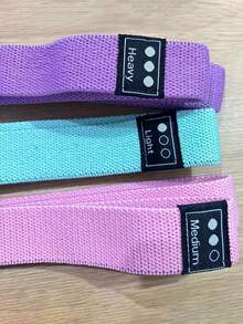 Yoga Elastikband Yoga Fitness Dehnband Tanz Widerstandband für Männer und Frauen Fitness Heimgym Ideal für Sport Krafttraining Bodybuilding und Pilates Trainingsausrüstung Gym Zubehör - Verschiedenfarbig - Übersicht 9