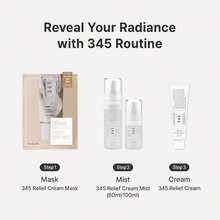 345 Dr.Althe Relief Cream | Daily Face Moisturizer For Soothing Recovery And Blemish Care With PDRN & Niacinamide | Korean Vegan Skincare For All Skin Types, 5.07 Fl Oz (Ver.2 - Pack Of 3) - 345 Cream - 查看 7