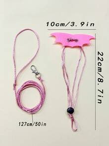 Small Pet Leash With Bell, Angel Wings Bee Bat Multiple Styles, Suitable For Hamsters Squirrels Golden Hamsters Guinea Pigs Fancy Rats Rabbits And Various Small Pets For Outdoor Outings - Multicolor - View 18