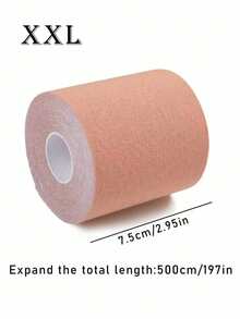 1pc Women's Plus Size Body Tape Invisible Lifting Push-Up Free Cut Self-Adhesive Breast Lift Tape - Khaki - View 11