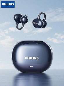Philips TAT3469 Bluetooth Headphones Ear Clip Open Wireless Noise Reduction Ear Buds Long Battery Life 360°Surround Sound Technology Bone Conduction Air Earphones Clear Call Sport PHILIPS Headset - View 12