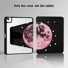 1個翻蓋式桌上型保護殼，附筆槽，粉色星球、蝴蝶結與星星圖案，360度旋轉支架，內置筆槽，PU皮革保護殼附支架，自動休眠/喚醒功能，相容於 Honor 8/9/10, Honor X8/X8A/X9/X8Pro/X9Pro/X9A/V8 Pro/GT 11.5inch, Matepad Pro/Matepad SE 11/Matepad 11, , , Apple 10th Gen/ 11 2025 (A16), A9/A9+/A11/S11/S10 FE+ 及其他熱門機型 - 款式3 - 查看 8