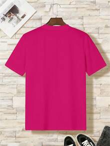 Short-Sleeved T-Shirt For Boys - Hot Pink - View 2