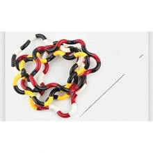 Unlockable Tangle Twist Deformable Fidget Rope, Portable Sensory Anti-Anxiety Stress Relief Desktop Novelty Gift - 1 - 查看 4