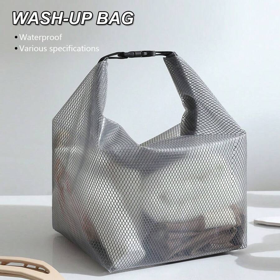 Waterproof Toiletry Bag, Highly Attractive Appearance, Stain-Resistant EVA Cosmetic Storage Bag, 1pc Crossbody Handbag - Multicolor - View 1