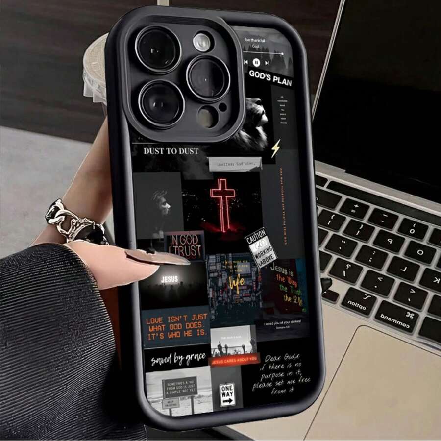 13 12 11 14 15 16 17 Pro Max A15 A13 A14 A12 A17 A54 A55 A72 12C 13C POCO X3 X6 Pro Note 12 13 14 Moto G04 G24 G14 G54 G22 G34 G84 Edge 60 PRO Lion And Cross Silicone Anti-Impact Case Free Shipping, 24h Delivery - J1 - 查看 1